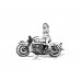 Vintage Harley Hummer Pin-Up Fine Art Print by Karen A. Kubacki Vintage Harley Hummer Pin-Up Fine Art Print by Karen A. Kubacki